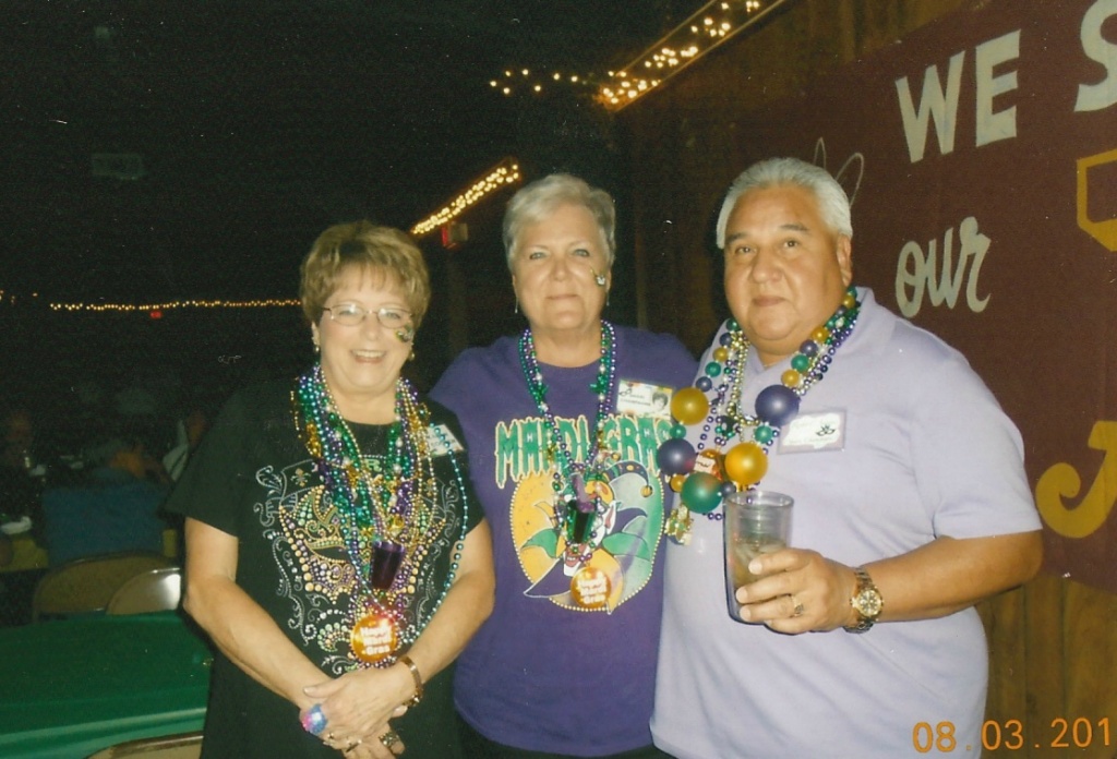 Karen Cooper, Shari Champagne and husband Robert Adams